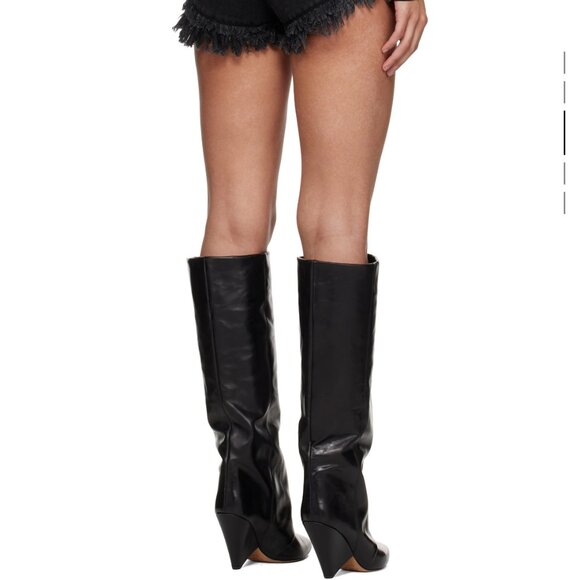 Isabel Marant Black Eneidao Denim Shorts – Size 36 (New with Tags) - Picture 4 of 6